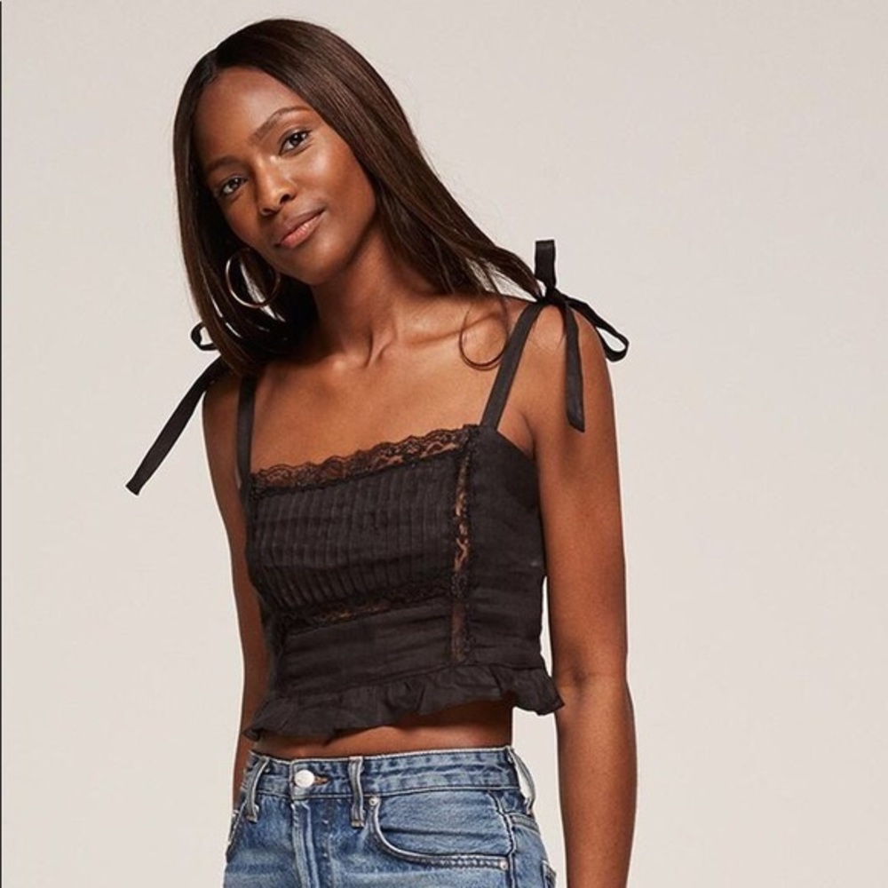 ❌SOLD❌ Reformation Lunes Top (Black)